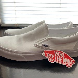 Vans True White Classic Slip-Ons